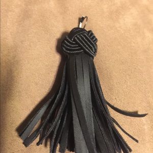 Beautiful Black Tassel Statement  Earrings